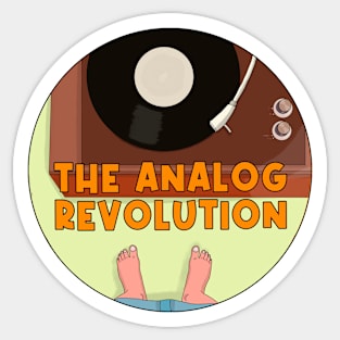 The Analog Revolution Sticker